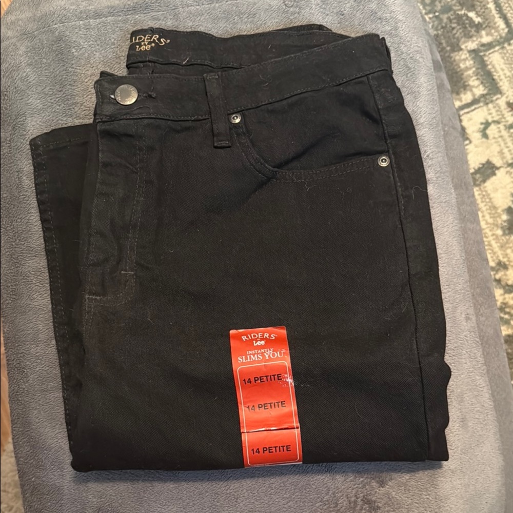 Riders by Lee Black Straight Leg Jeans